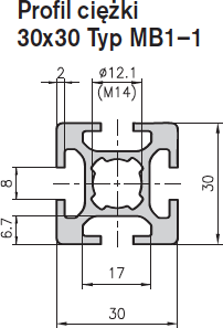 Profile bazy 30 mm