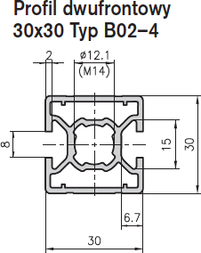 Profile bazy 30 mm