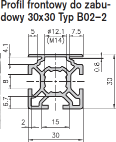 Profile bazy 30 mm