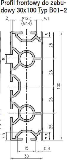 Profile bazy 30 mm