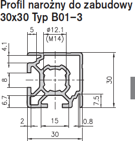 Profile bazy 30 mm