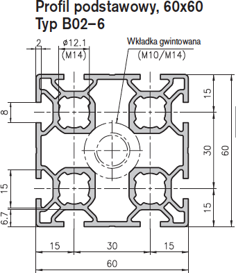Profile bazy 30 mm