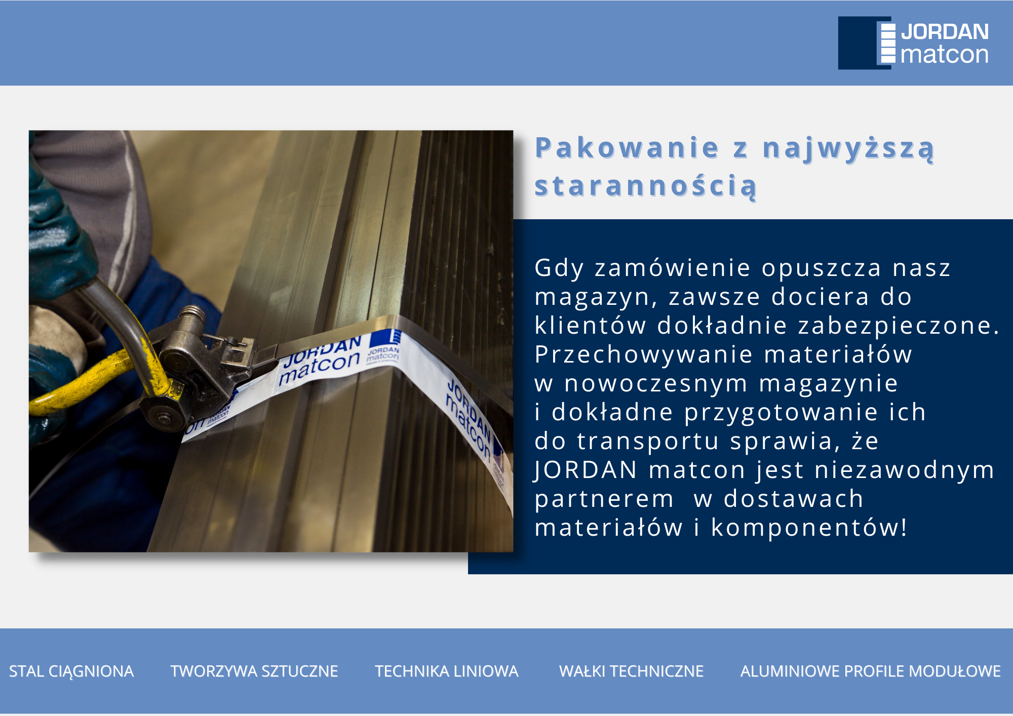 Pakowanie z najwyższą starannością Pakowanie z najwyższą starannością